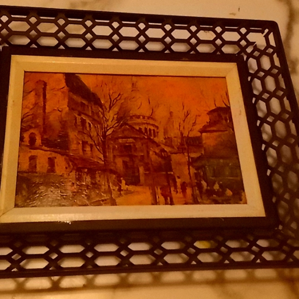 Small vintage painting